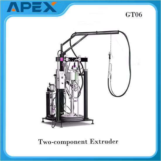 Бутиловый экструдер с регулируемой скоростью, машина для нанесения покрытия на бутилкаучук горячего расплава изолирующего стекла